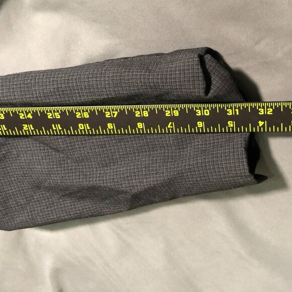 Evan-Picone Mens Suit Blazeer Jacket 42R Wool Gray Houndstooth Single-Breasted - Picture 9 of 15